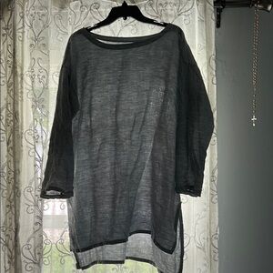 Linen bating suit cover up or tunic